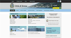 Desktop Screenshot of comune.stresa.vb.it